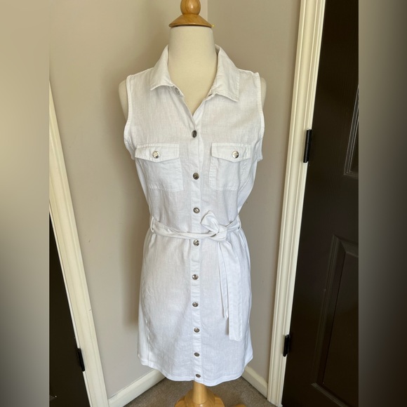 Guess | Dresses | Guess Linen Dress L | Poshmark